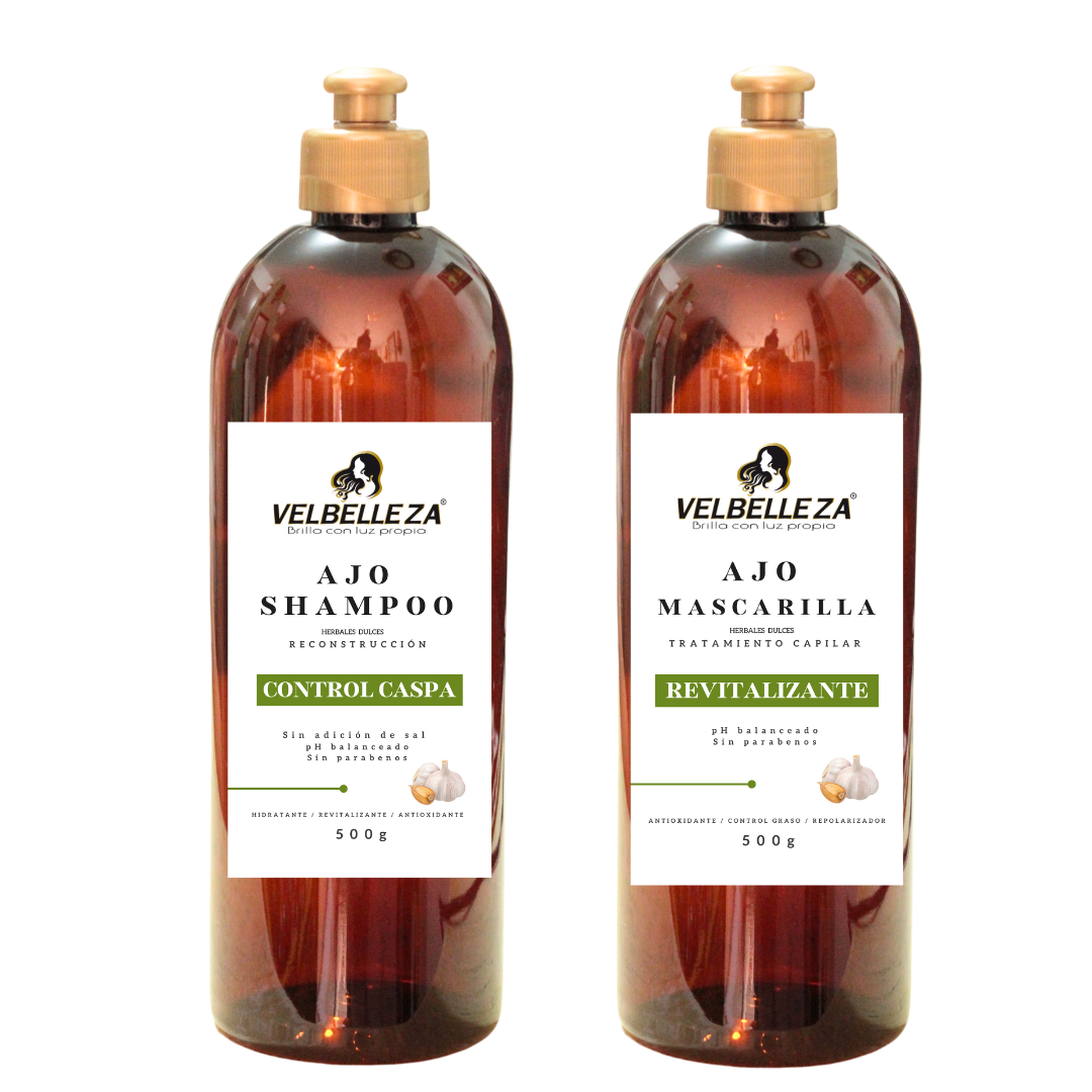 Shampoo y Tratamiento de Ajo