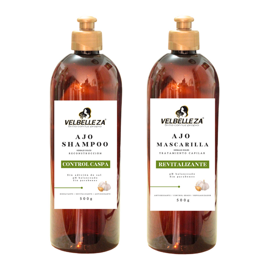 Shampoo y Tratamiento de Ajo