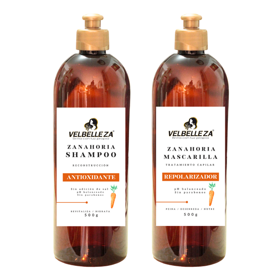 Shampoo y Tratamiento de Zanahoria